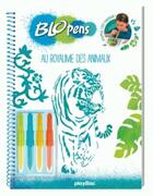 Couverture du livre « Blopens - mon cahier créatif ; au royaume des animaux » de  aux éditions Play Bac