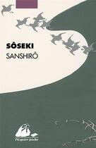 Couverture du livre « Sanshirô » de Soseki aux éditions Picquier