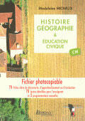 Couverture du livre « HISTOIRE-GEOGRAPHIE, EDUCATION CIVIQUE » de Madeleine Michaux aux éditions Bordas