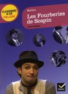 Couverture du livre « Les fourberies de Scapin » de Moliere aux éditions Hatier