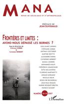 Couverture du livre « Mana t.14 t.15 ; frontières et limites : avons-nous dépassé les bornes ? » de Stéphane Corbin et Catherine Herbert aux éditions L'harmattan