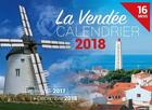 Couverture du livre « Calendrier ; la Vendée ; septembre 2017 /décembre 2018 ; 16 mois » de  aux éditions Geste