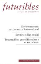 Couverture du livre « ENVIRONNEMENT ET COMMERCE INTERNATIONAL » de Godinot/Teulon aux éditions Futuribles