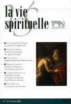 Couverture du livre « La vie spirituelle n 762 » de  aux éditions Cerf