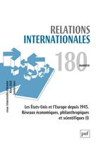 Couverture du livre « Relations internationales 2019, n.180 » de  aux éditions Puf