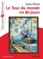 Couverture du livre « Le tour du monde en 80 jours » de Jules Verne aux éditions Magnard