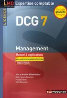 Couverture du livre « Management ; dcg 7 » de Jean-Francois Soutenain aux éditions Foucher
