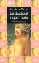 Couverture du livre « Le doctorat impromptu » de Nerciat A-R. aux éditions J'ai Lu