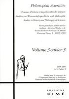 Couverture du livre « REVUE PHILOSOPHIA SCIENTIAE n.3/3 ; la méthode platonicienne et ses modèles mathématiques » de Revue Philosophia Scientiae aux éditions Kime