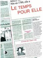 Couverture du livre « Le temps pour elle » de Henri Bouthiat aux éditions Editions Thot