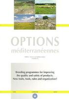 Couverture du livre « Breeding programmes for improving the quality and safety of products new traits tools rules and orga » de Gabina aux éditions Ciheam