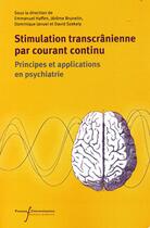 Couverture du livre « Stimulation transcrânienne en courant continu » de Emmanuel Haffen aux éditions Pu Francois Rabelais