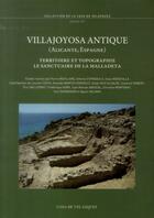 Couverture du livre « Villajoyosa antique alicante espagne » de Rouillard/Espin aux éditions Casa De Velazquez