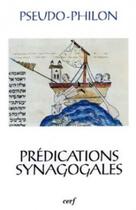 Couverture du livre « Predications synagogales » de Pseudo-Philon aux éditions Cerf