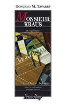 Couverture du livre « Monsieur Kraus » de Goncalo M. Tavares aux éditions Viviane Hamy