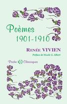 Couverture du livre « Poèmes 1901-1910 » de Renee Vivien aux éditions Erosonyx