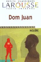 Couverture du livre « Dom Juan » de Moliere aux éditions Larousse