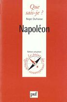 Couverture du livre « Napoleon » de Dufraisse R. aux éditions Que Sais-je ?