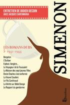 Couverture du livre « Les romans durs t.5 : 1941-1944 » de Georges Simenon aux éditions Omnibus
