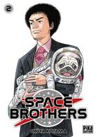 Couverture du livre « Space brothers Tome 2 » de Chuya Koyama aux éditions Pika