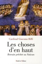 Couverture du livre « Choses d'en haut » de Biffi G aux éditions Parole Et Silence