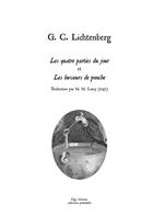 Couverture du livre « Les quatre parties du jour et les buveurs de ponche » de Georg Cristoph Lichtenberg aux éditions Fage