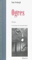 Couverture du livre « Ogres » de Yann Verburgh aux éditions Quartett