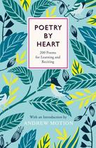 Couverture du livre « Poetry by Heart » de Motion Andrew aux éditions Penguin Books Ltd Digital