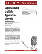 Couverture du livre « Capistrano and the Rails application lifecycle » de Tom Mornini aux éditions O'reilly Media