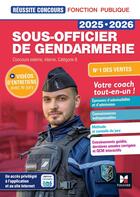 Couverture du livre « Réussite Concours - Sous-officier de gendarmerie - 2025-2026- Préparation complète » de Valerie Beal et Philippe Alban et Mickaël Mulero aux éditions Foucher