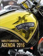 Couverture du livre « Harley Davidson ; agenda 2016 » de  aux éditions De Boree