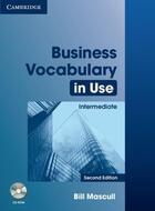 Couverture du livre « Business Vocabulary + Cd Intermadiate » de Mascull aux éditions Cambridge