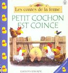 Couverture du livre « Petit Cochon Est Coince » de Heather Amery aux éditions Usborne