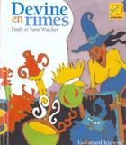Couverture du livre « Devine en rimes » de Walcker aux éditions Gallimard-jeunesse