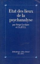 Couverture du livre « État des lieux de la psychanalyse » de  aux éditions Albin Michel