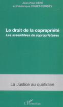 Couverture du livre « Le droit de la copropriete » de Paraire aux éditions L'harmattan