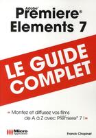 Couverture du livre « Premiere elements 7 » de Chopinet-F aux éditions Micro Application