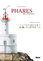 Couverture du livre « Phares de France ; calendrier perpetuel » de Jean-Benoit Heron aux éditions Glenat