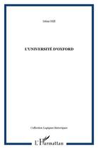 Couverture du livre « L'universite d'oxford » de Irene Hill aux éditions L'harmattan