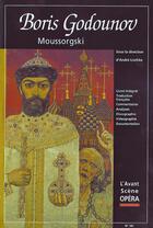 Couverture du livre « L'avant-scène opéra N.191 ; Boris Godounov » de Modest Moussorgski aux éditions Premieres Loges