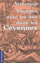 Couverture du livre « Voyages avec un âne dans les Cévennes » de Robert Louis Stevenson aux éditions De Boree