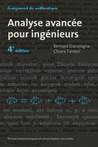 Couverture du livre « Analyse avancée pour ingénieurs » de Dacorogna/Tanteri aux éditions Ppur