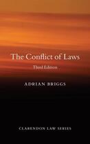 Couverture du livre « The Conflict of Laws » de Briggs Adrian aux éditions Oup Oxford