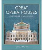 Couverture du livre « Great opera houses » de Kaldor aux éditions Acc Art Books