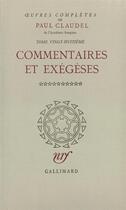 Couverture du livre « Oeuvres complètes t.28 » de Paul Claudel aux éditions Gallimard