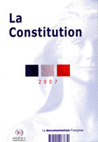 Couverture du livre « La constitution ; textes mis à jour au 1er janvier » de  aux éditions Documentation Francaise