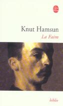 Couverture du livre « La faim » de Knut Hamsun aux éditions Le Livre De Poche