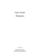 Couverture du livre « Statues » de Patti Smith aux éditions Actes Sud