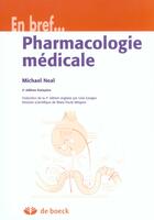 Couverture du livre « Pharmacologie medicale » de Neal aux éditions De Boeck