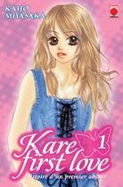 Couverture du livre « Kare first love Tome 1 » de Kaho Miyasaka aux éditions Panini